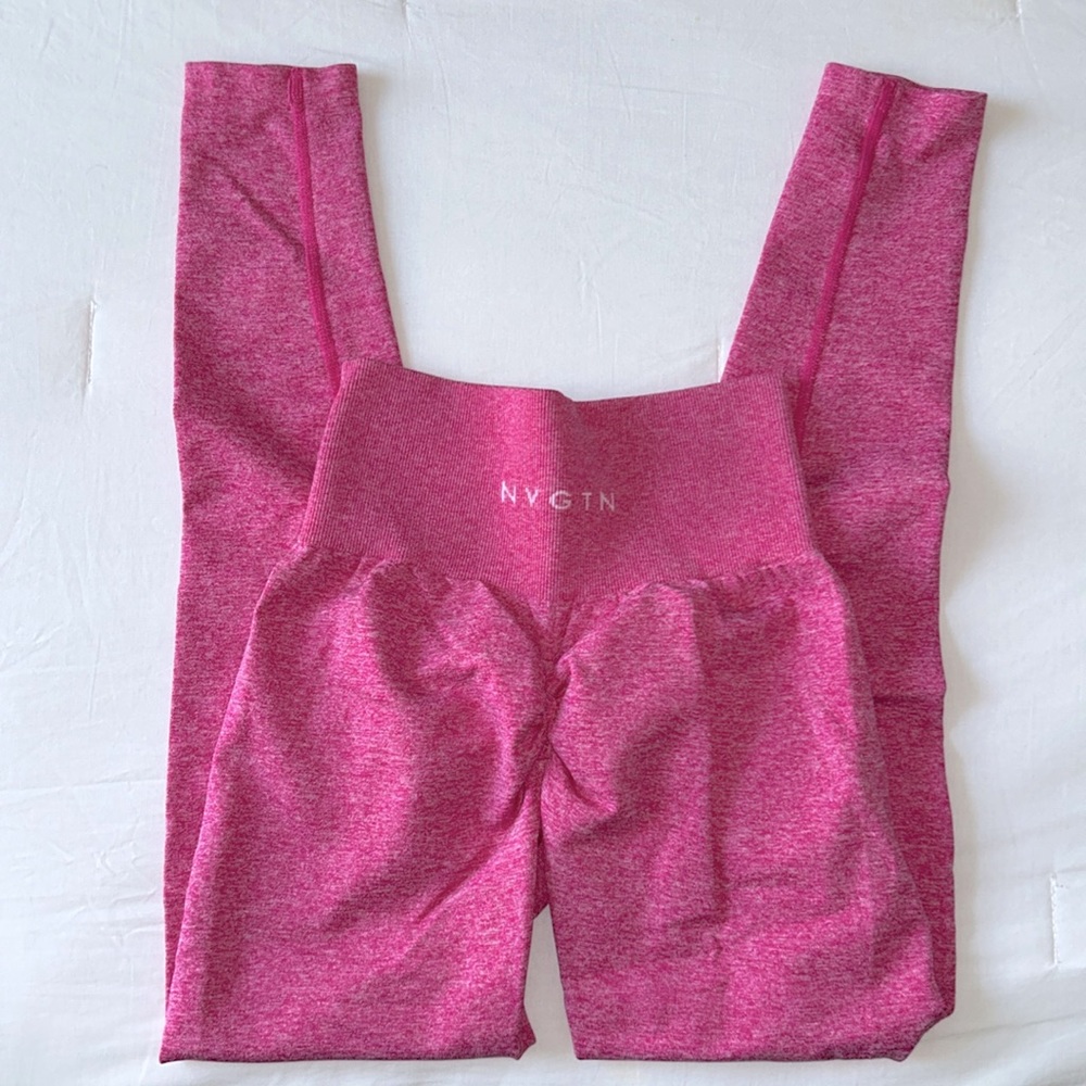 COPY - NVGTN Pink Leggings with Booty Scrunch!